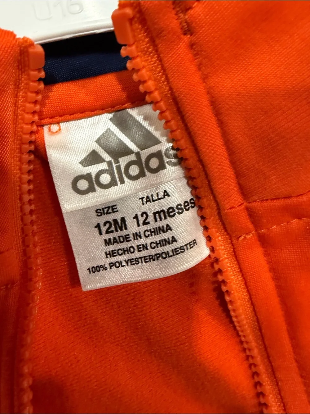 adidas Kids Orange Track Pants